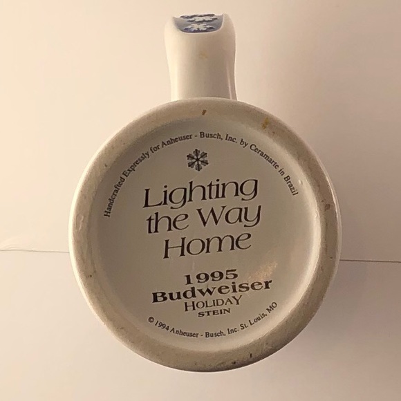 1995 Ceramic Budweiser Beer Stein - Picture 6 of 8